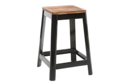 Miliboo Design-Barhocker Schwarz H 65 cm NICK* Barhocker