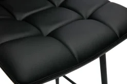 Miliboo Design-Barhocker schwarz H65 cm (2er-Set) MAXWELL* Barhocker