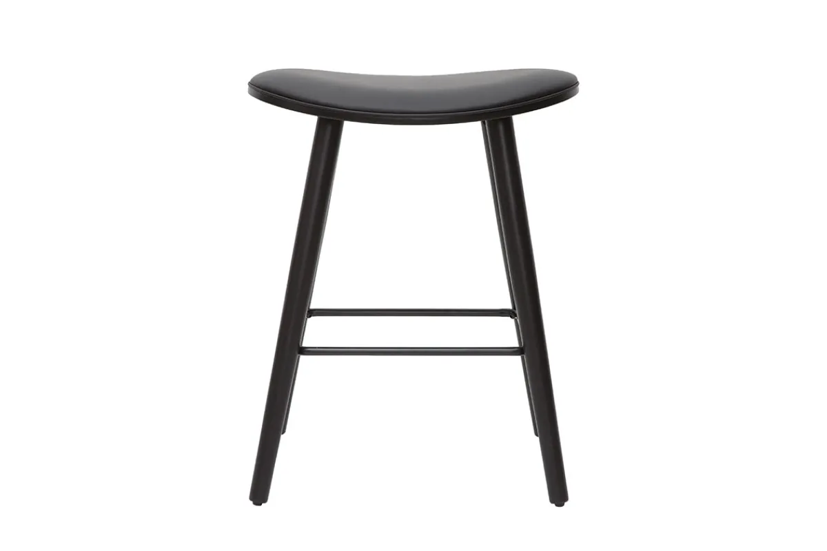 Miliboo Design-Barhocker schwarz H65 cm (2er-Set) MEADOW* Barhocker