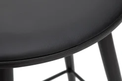 Miliboo Design-Barhocker schwarz H65 cm (2er-Set) MEADOW* Barhocker