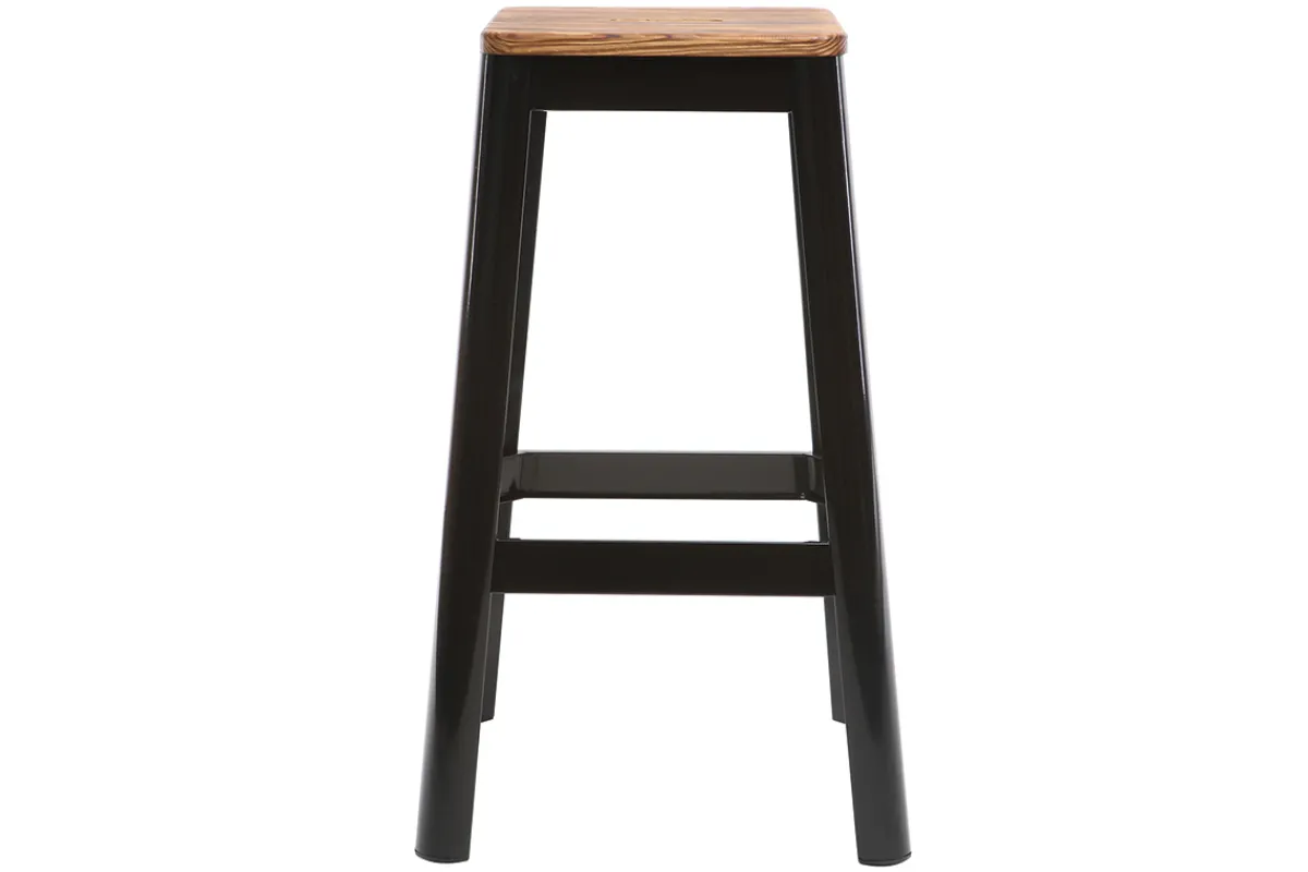 Miliboo Design-Barhocker Schwarz H 75 cm NICK* Barhocker