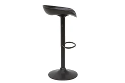Miliboo Design-Barhocker Schwarz mit Metallbeinen (2 Stk.) PEBBLE* Barhocker