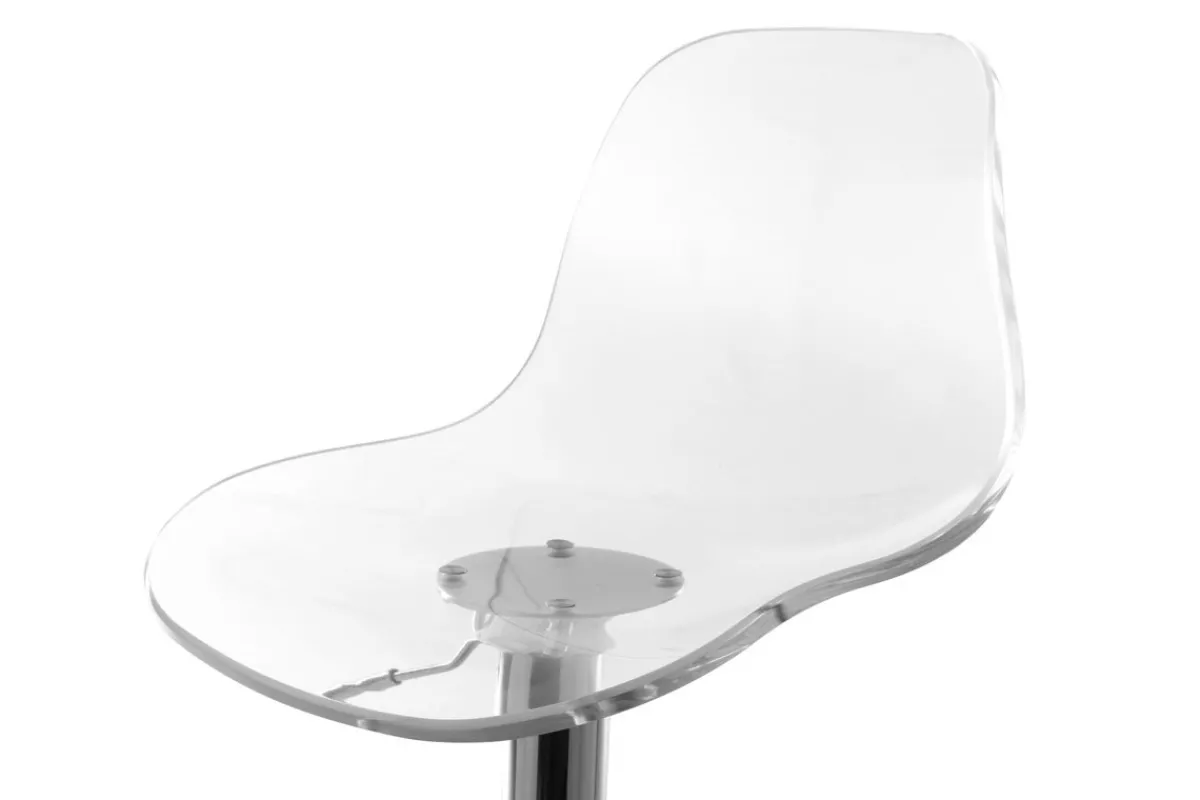 Miliboo Design-Barhocker transparent 2er-Set GALILEO* Barhocker