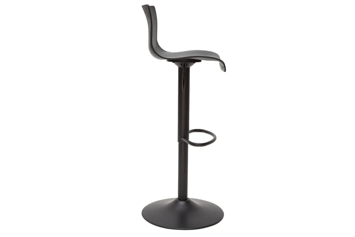 Miliboo Design-Barhocker verstellbar schwarzes Metal Zweierset ONA* Barhocker