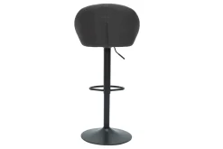Miliboo Design-Barhocker verstellbar anthrazitgrau 2er-Set SHERU* Barhocker