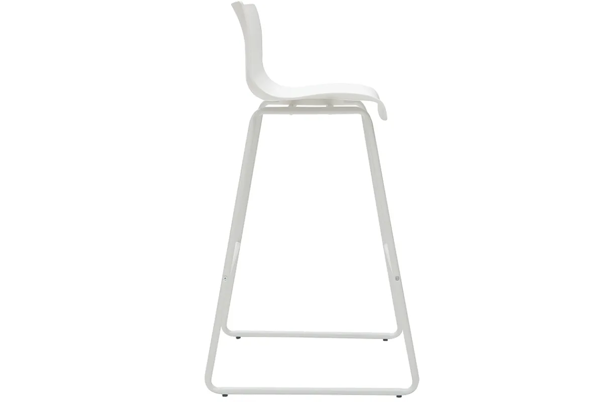 Miliboo Design-Barhocker Weiß 76 cm (2er-Set) ONA* Barhocker