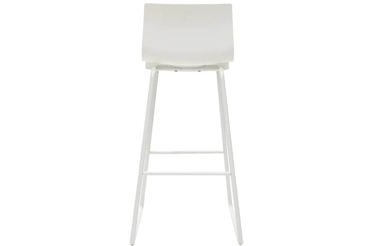 Miliboo Design-Barhocker Weiß 76 cm (2er-Set) ONA* Barhocker