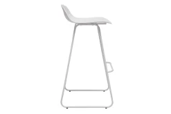 Miliboo Design-Barhocker Weiß 2er-Set ELLA* Barhocker