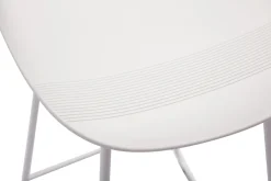 Miliboo Design-Barhocker Weiß 2er-Set ELLA* Barhocker