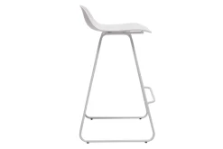 Miliboo Design-Barhocker weiß H65 cm (2er-Satz) ELLA* Barhocker