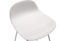 Miliboo Design-Barhocker weiß H65 cm (2er-Satz) ELLA* Barhocker
