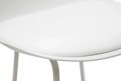 Miliboo Design-Barhocker weiße Metallbeine 65 cm (2er-Satz) FRANZ* Barhocker