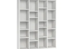 Miliboo Design-Bücherregal Holz Weiß RYTHM* Bücherregale|Bücherregale