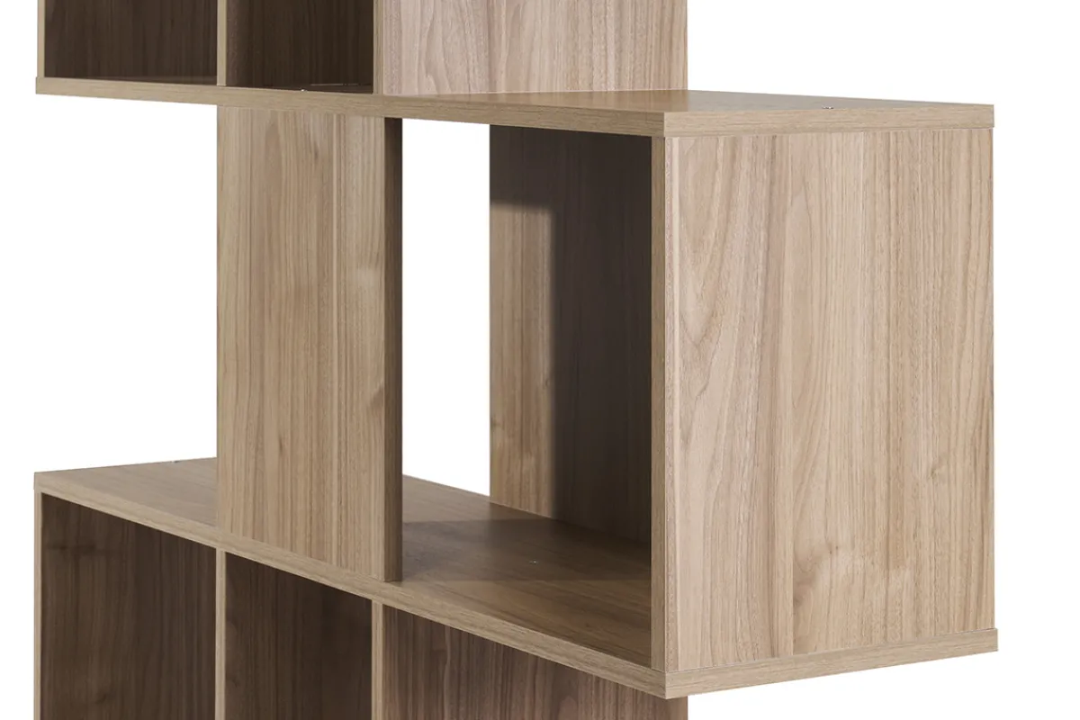 Miliboo Design-Bücherregal und Raumtrenner Eichen-Effekt COMO* Bücherregale|Bücherregale