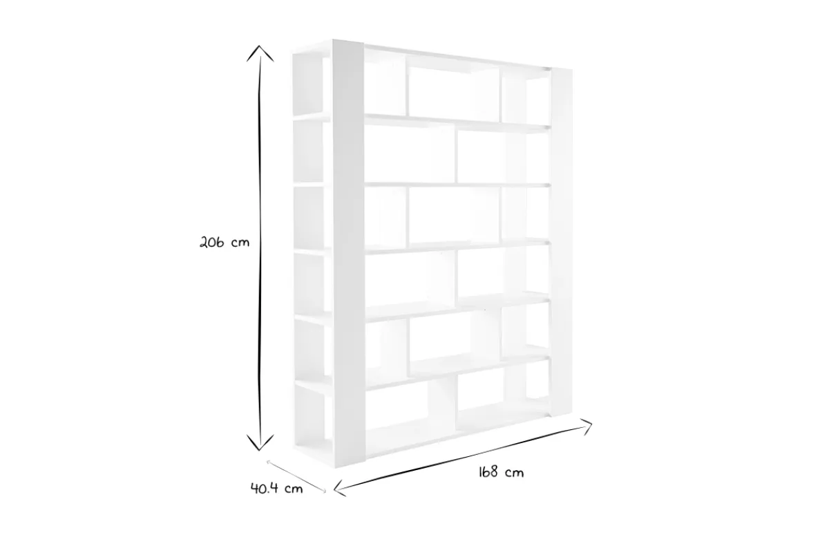 Miliboo Design-Bücherregal Weiß MUSSO* Bücherregale|Bücherregale