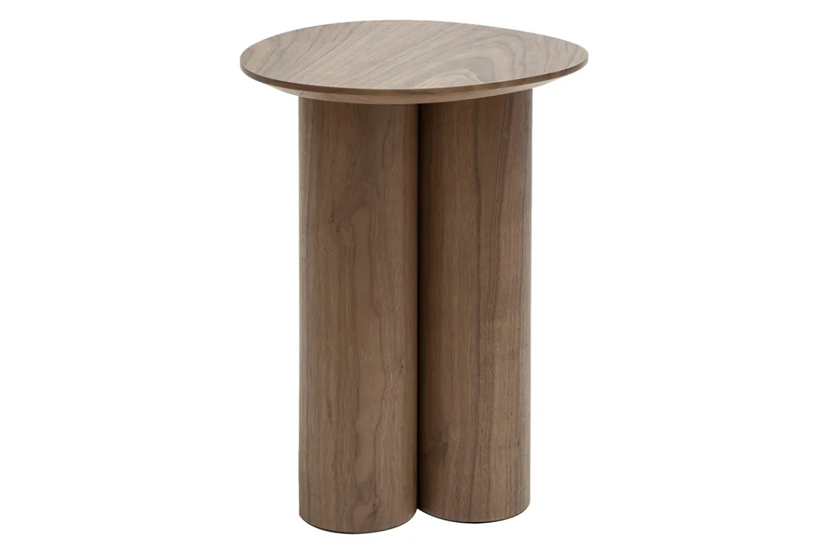 Miliboo Design-Beistelltisch Walnuss HOLLEN* Couchtische|Beistelltische