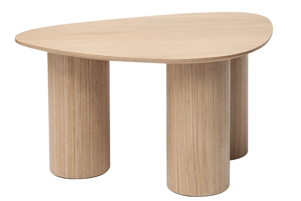 Miliboo Design-Beistelltische aus hellem Holz (2er-Set) FOLEEN* Couchtische