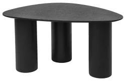 Miliboo Design-Beistelltische aus schwarzem Holz (2er-Set) FOLEEN* Couchtische