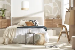Miliboo Design-Bestelltische mit Travertin-Effekt (2er-Set) CALLA* Couchtische