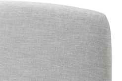 Miliboo Design-Bett Stoff Grau und Holz 160 x 200 cm NIELS* Betten Für Erwachsene