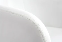 Miliboo Design-Bürosessel PU Weiß BALTIK* Bürostühle|Bürostuhl Zum Kleinen Preis