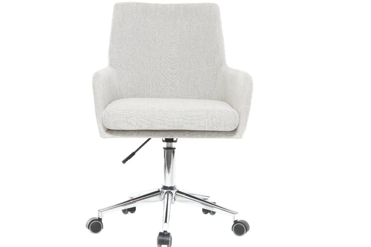 Miliboo Design-Bürosessel Stoff Grau SHANA* Bürostühle|Bürostuhl Zum Kleinen Preis