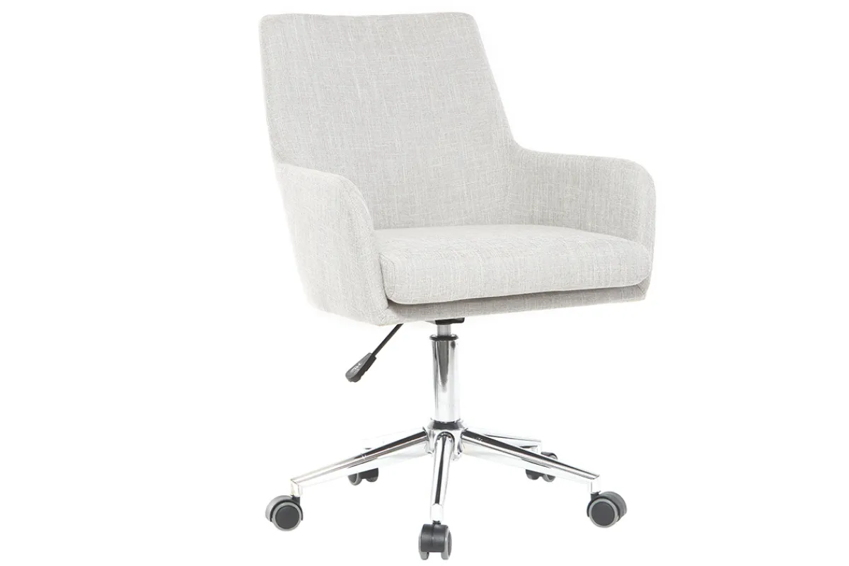 Miliboo Design-Bürosessel Stoff Grau SHANA* Bürostühle|Bürostuhl Zum Kleinen Preis