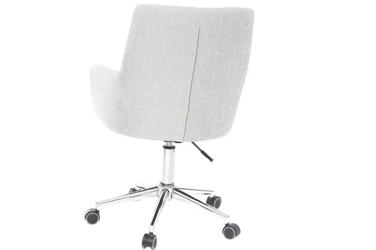 Miliboo Design-Bürosessel Stoff Grau SHANA* Bürostühle|Bürostuhl Zum Kleinen Preis