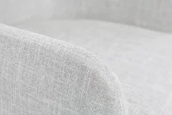 Miliboo Design-Bürosessel Stoff Grau SHANA* Bürostühle|Bürostuhl Zum Kleinen Preis