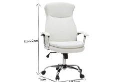 Miliboo Design-Bürosessel weiß WALL STREET* Bürostühle|Bürostuhl Zum Kleinen Preis