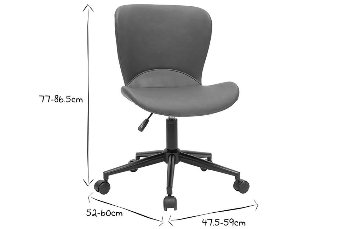 Miliboo Design-Bürostuhl braun JOSH* Bürostühle|Bürostuhl Zum Kleinen Preis