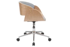 Miliboo Design-Bürostuhl Hellgrau / Helles Holz BENT* Bürostühle|Bürostuhl Zum Kleinen Preis