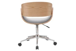 Miliboo Design-Bürostuhl Hellgrau / Helles Holz BENT* Bürostühle|Bürostuhl Zum Kleinen Preis