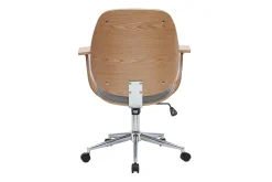 Miliboo Design-Bürostuhl hellgrauer Stoff YORKE* Bürostühle|Bürostuhl Zum Kleinen Preis