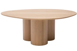 Miliboo Design-Couchtisch aus hellem Holz B100 cm HOLLEN* Couchtische