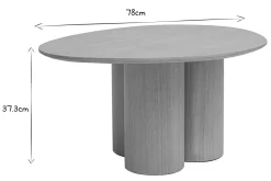 Miliboo Design-Couchtisch aus hellem Holz HOLLEN* Couchtische