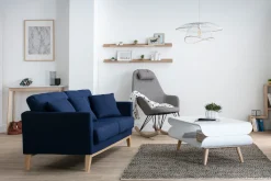 Miliboo Design-Couchtisch Esche Weiß TAKLA* Couchtische