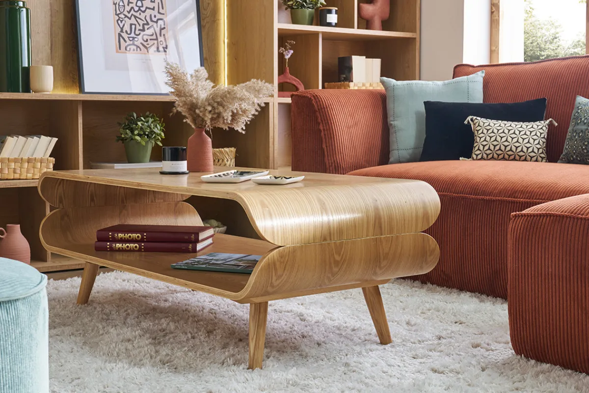 Miliboo Design-Couchtisch Eschenholz TAKLA* Couchtische