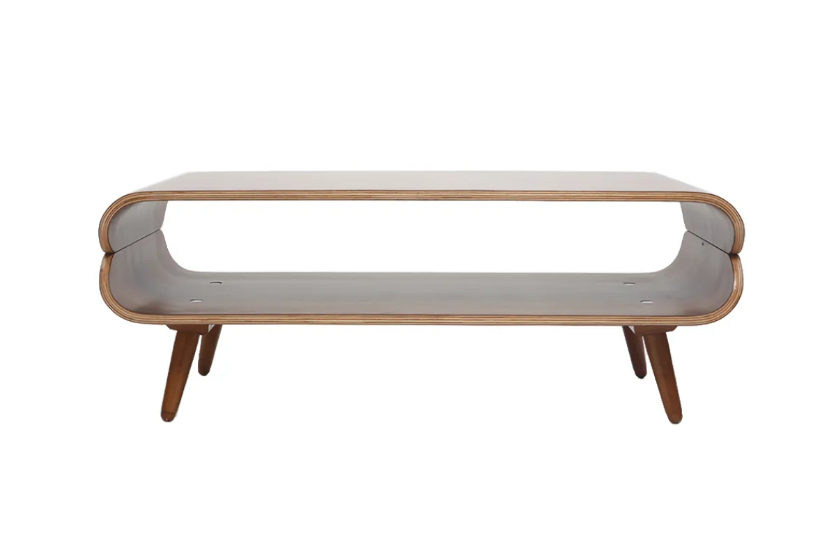 Miliboo Design-Couchtisch Nussbaum TAKLA* Couchtische