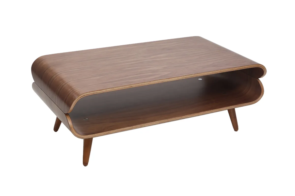 Miliboo Design-Couchtisch Nussbaum TAKLA* Couchtische