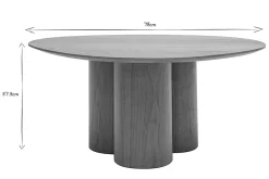 Miliboo Design-Couchtisch Walnuss HOLLEN* Couchtische