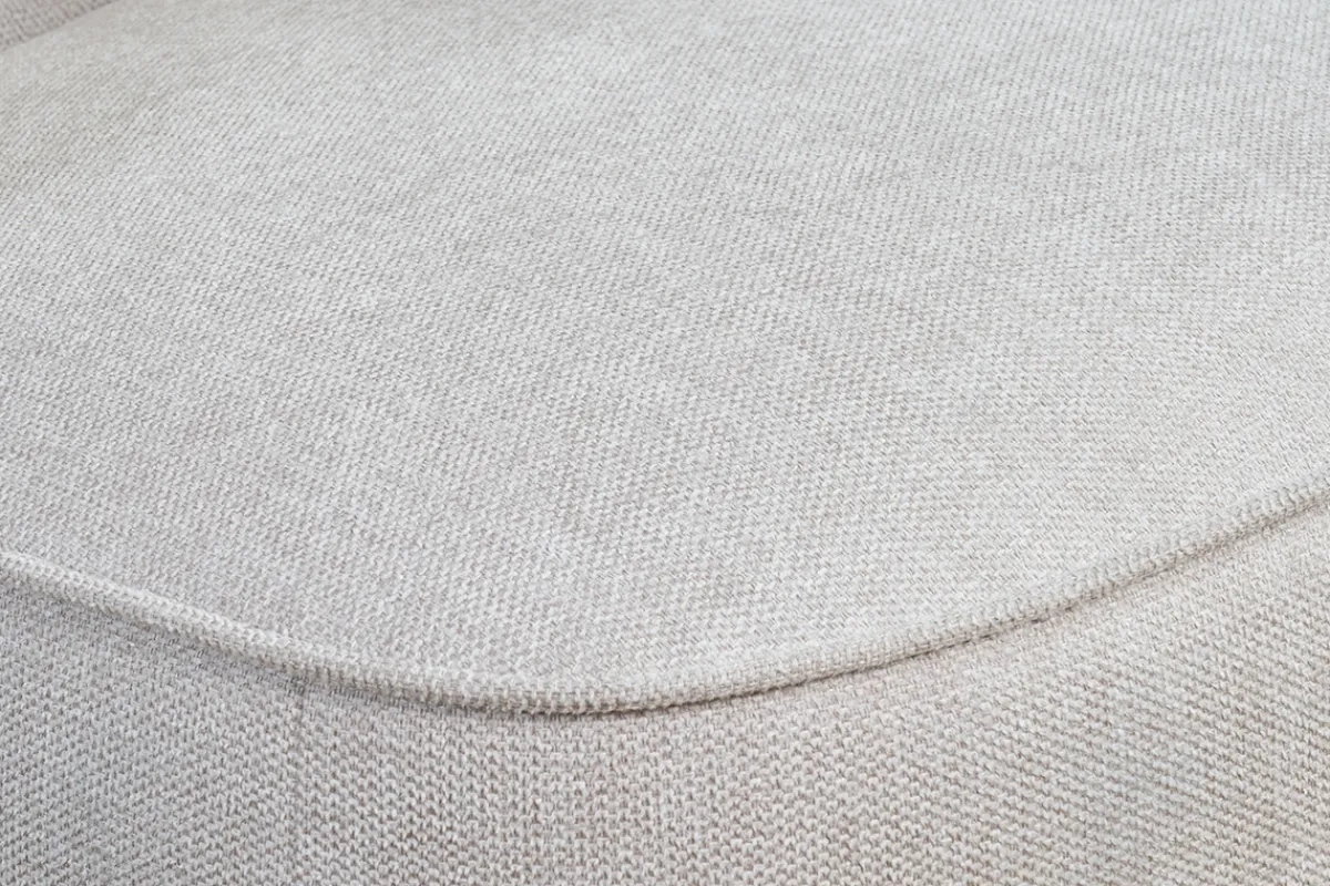 Miliboo Design-Drehsessel aus beigem Stoff mit strukturiertem Samteffekt AMBER* Design-sessel|Sessel