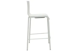 Miliboo Designer Barhocker stapelbar weiß H65 cm (2er-Satz) KUPA* Barhocker