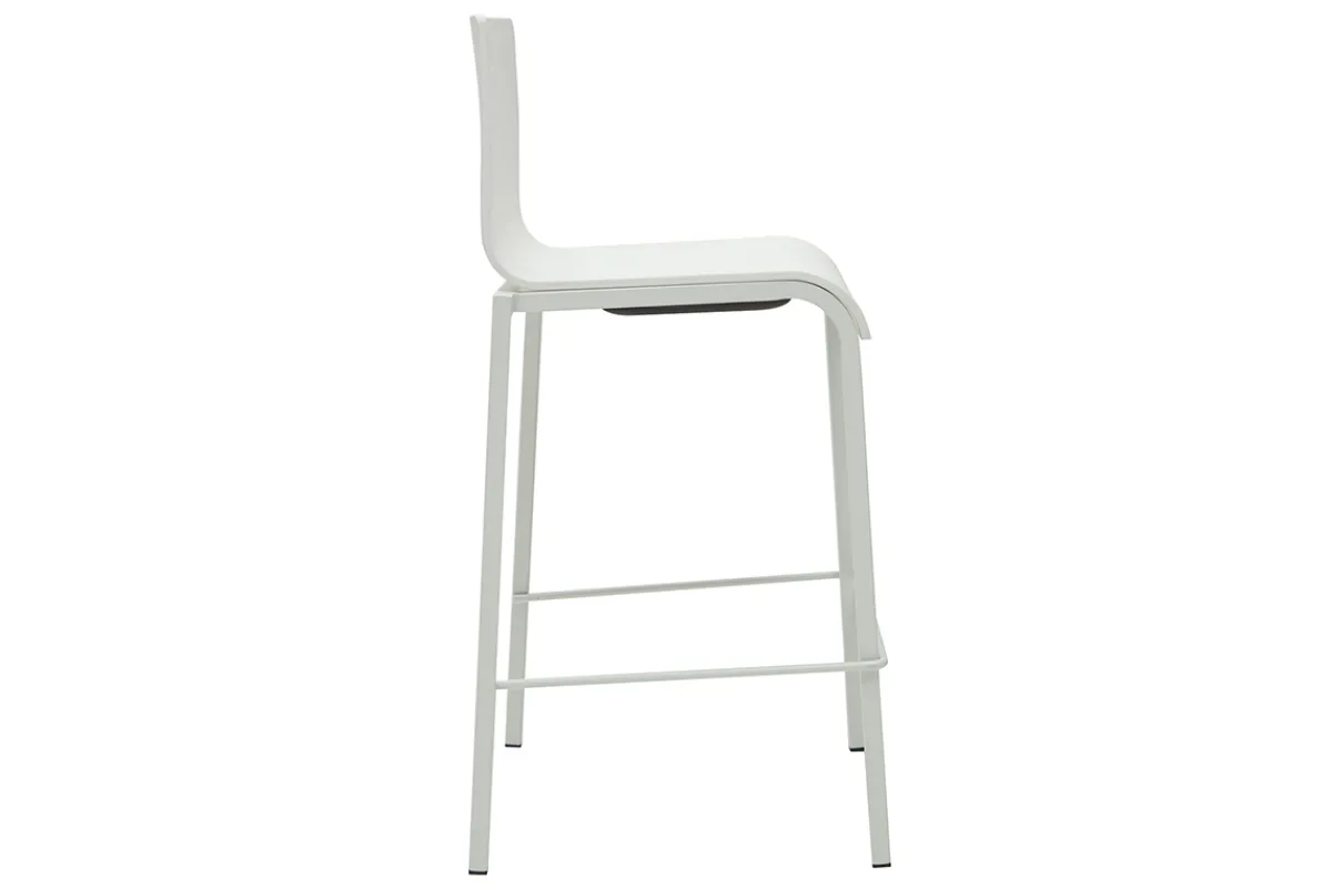 Miliboo Designer Barhocker stapelbar weiß H65 cm (2er-Satz) KUPA* Barhocker