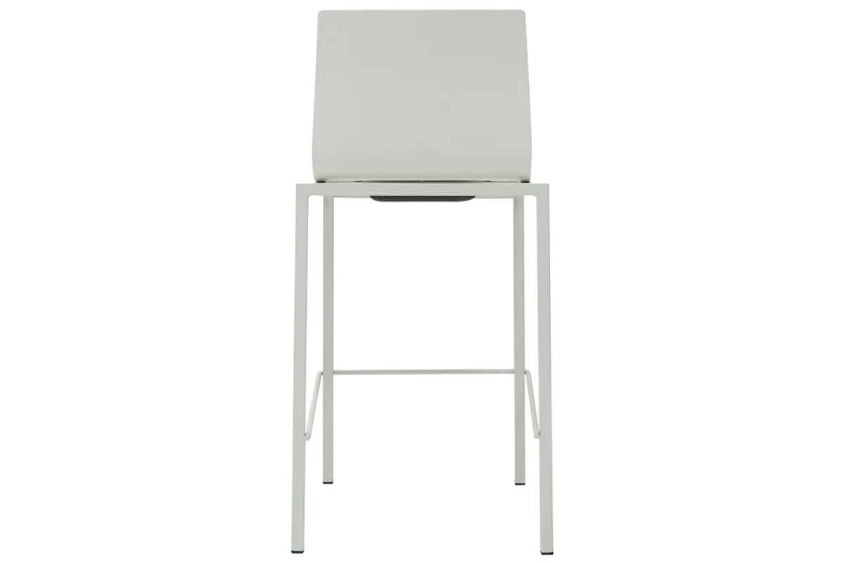 Miliboo Designer Barhocker stapelbar weiß H65 cm (2er-Satz) KUPA* Barhocker