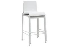 Miliboo Designer Barhocker stapelbar weiß H65 cm (2er-Satz) KUPA* Barhocker