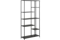 Miliboo Designer-Bücherschrank L79,5cm schwarzes Metall PODIUM* Bücherregale|Bücherregale