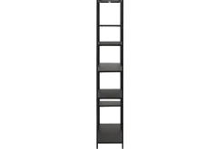 Miliboo Designer-Bücherschrank L79,5cm schwarzes Metall PODIUM* Bücherregale|Bücherregale