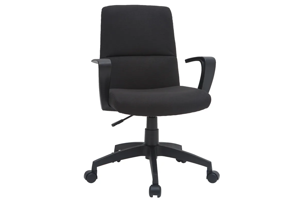 Miliboo Designer-Bürostuhl schwarz Stoff CHUCK* Bürostühle|Bürostuhl Zum Kleinen Preis