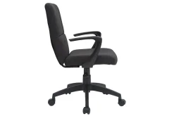Miliboo Designer-Bürostuhl schwarz Stoff CHUCK* Bürostühle|Bürostuhl Zum Kleinen Preis